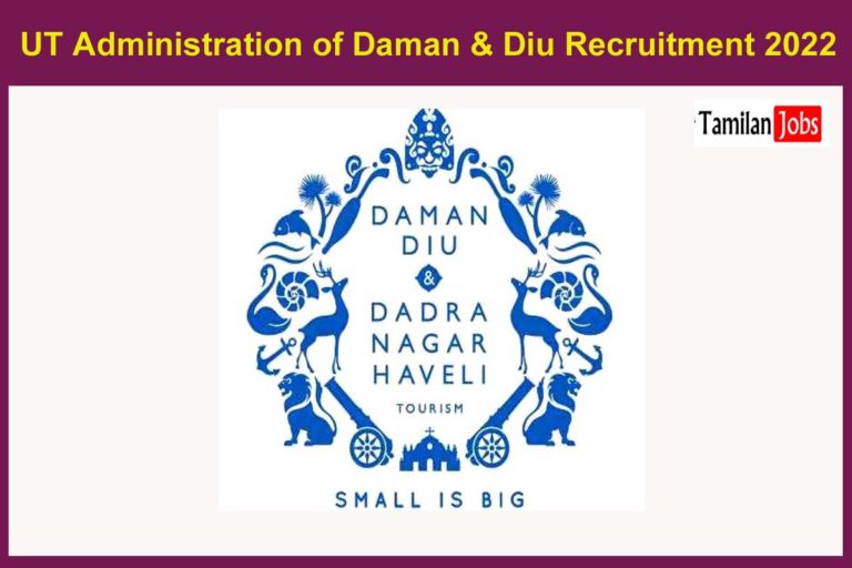 UT Administration of Daman & Diu Recruitment 2022