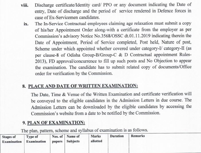 Ossc Field Assistant Syllabus 2022 Download Pdf Check Exam Pattern 