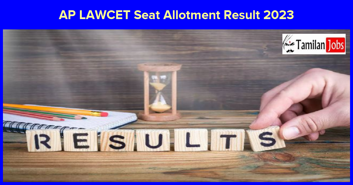 Ap Lawcet Seat Allotment Result 2023