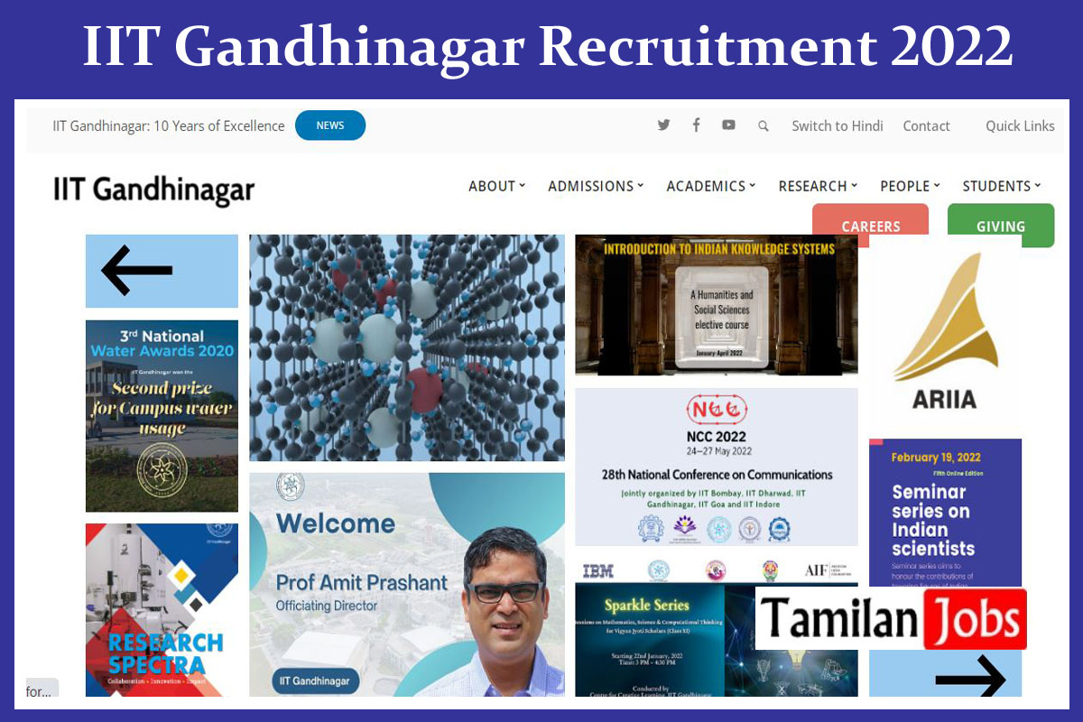 Iit Gandhinagar Recruitment 2022