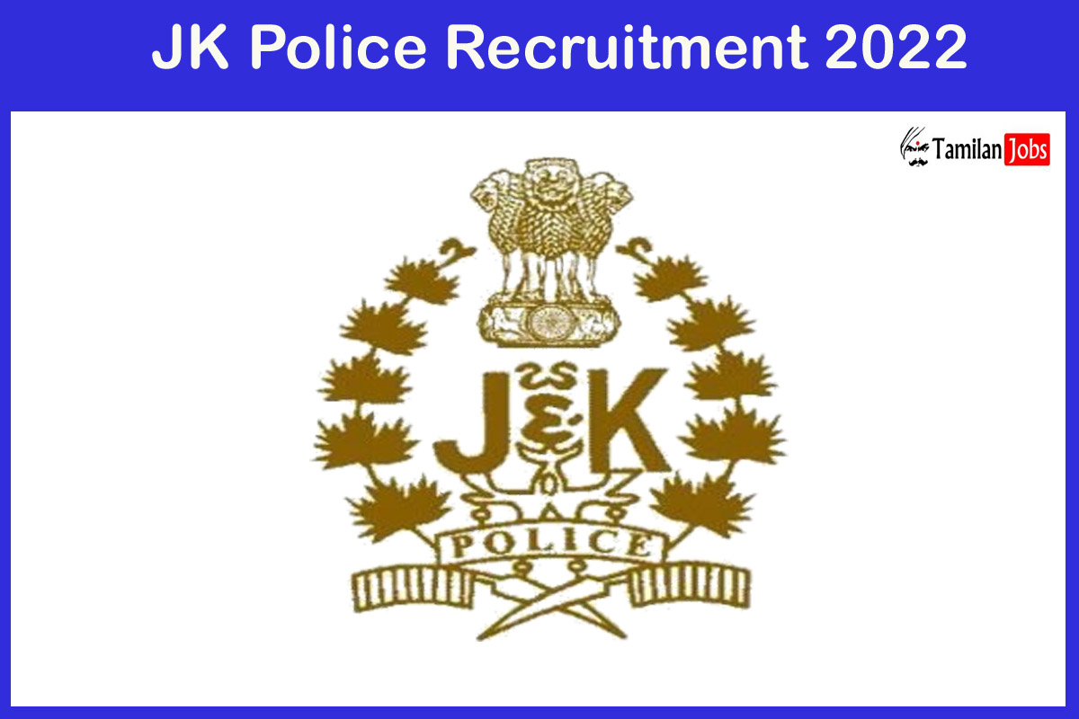 JK Police Recruitment 2022