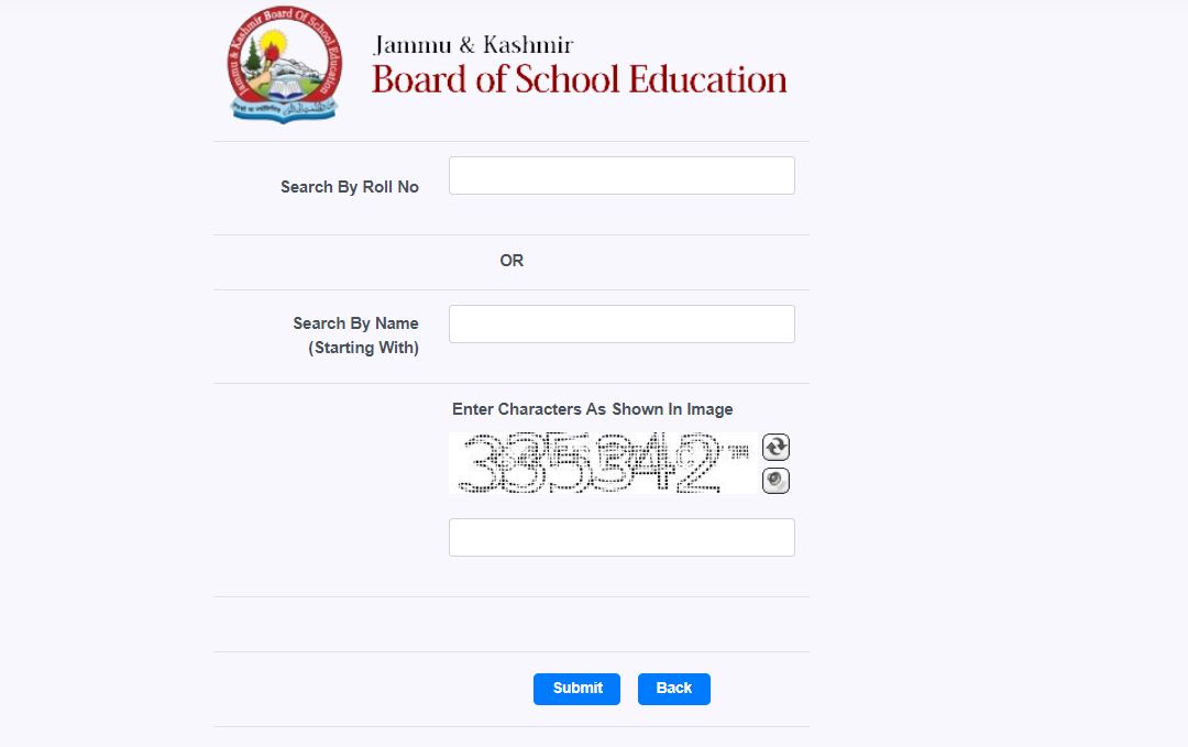 Jammu Kashmir 12th Class Result 2022