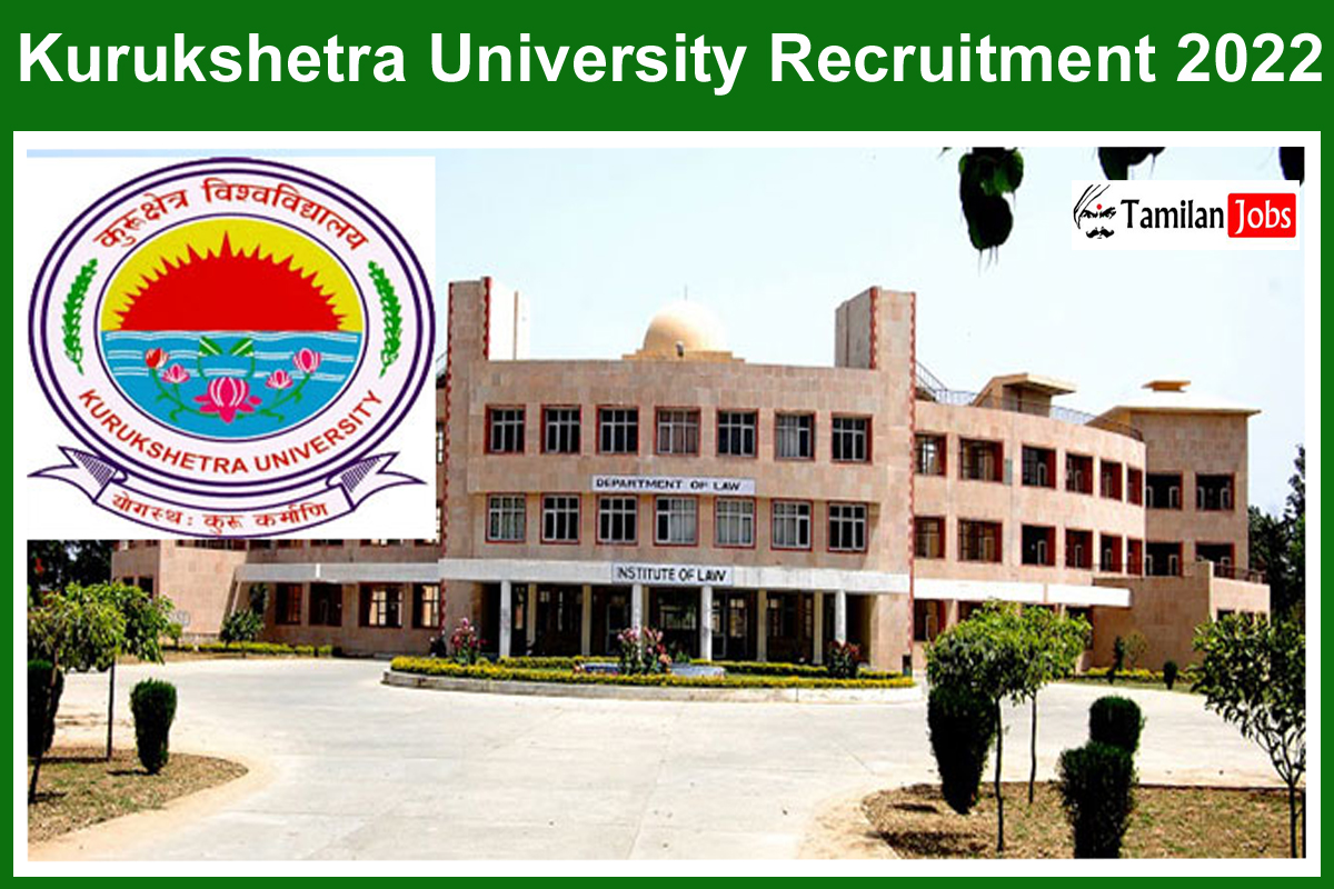 Kurukshetra University Recruitment 2022