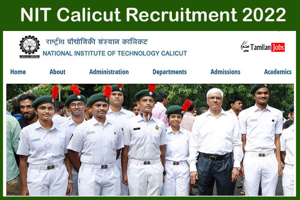 NIT Calicut Recruitment 2022 Out Apply For 48 Adhoc Faculty Jobs