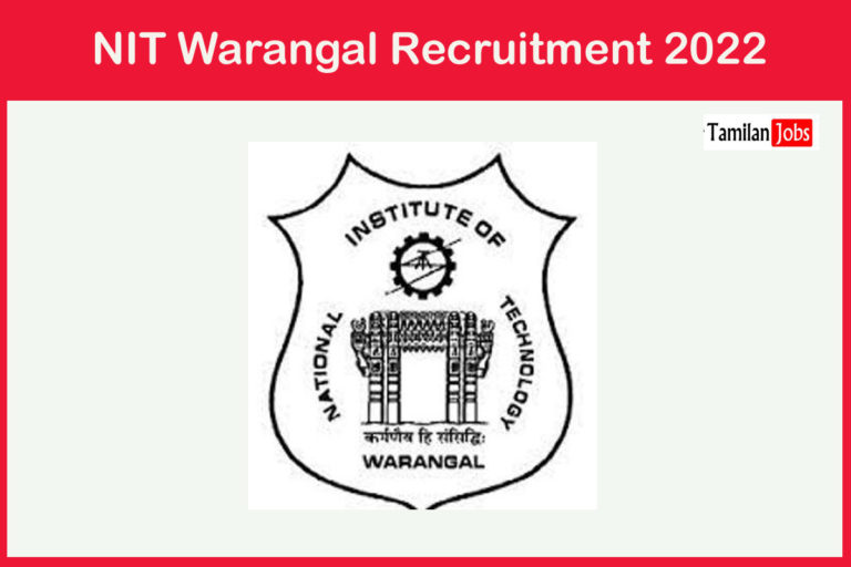 NIT Warangal Recruitment 2022