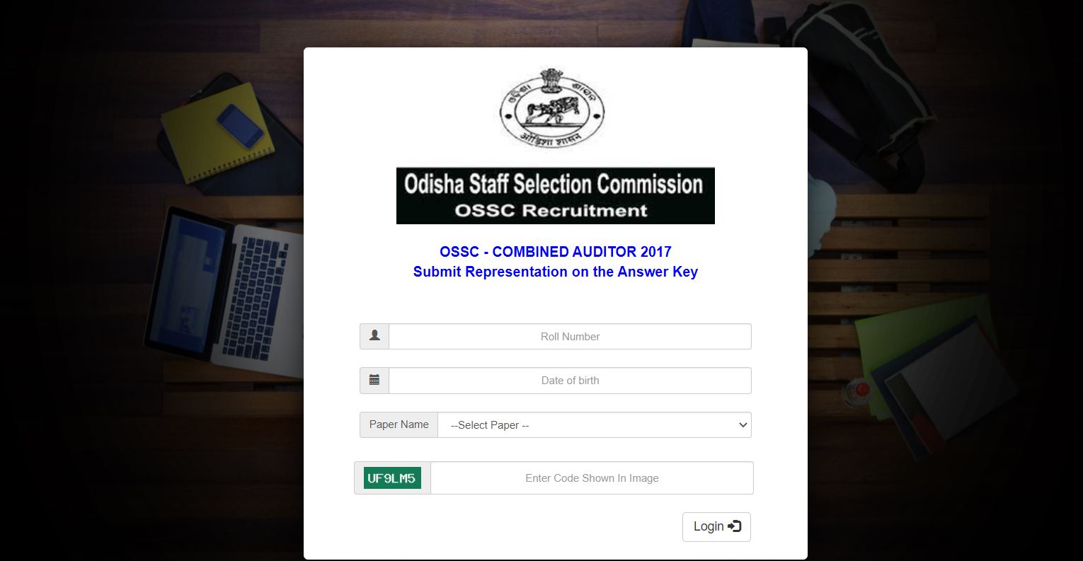 OSSC Combined Auditor Answer Key 2022