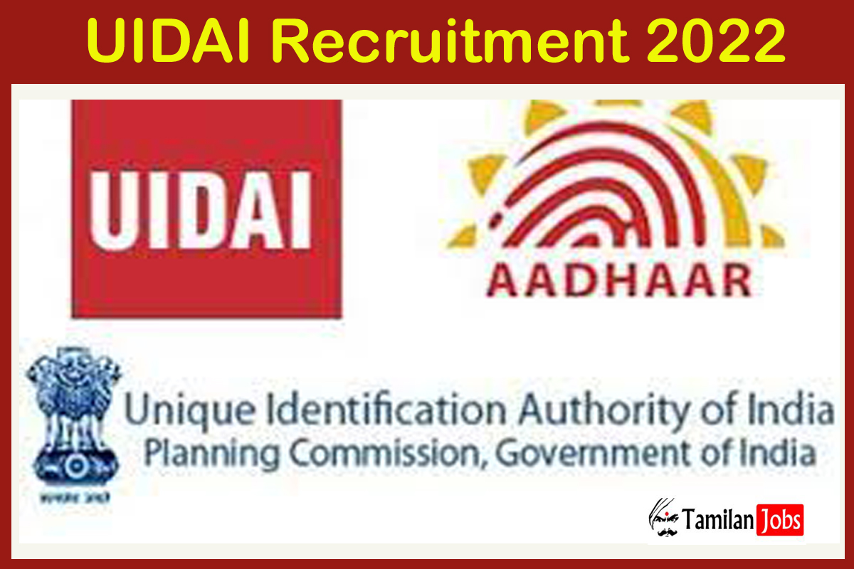 Uidai Recruitment 2022