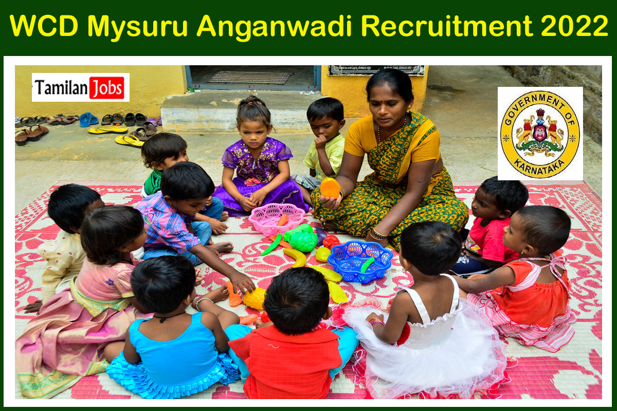 WCD Mysuru Anganwadi Recruitment 2022