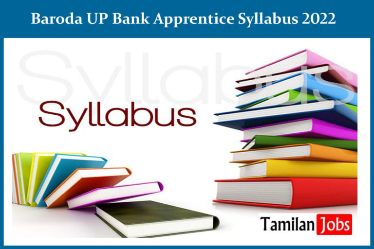 Baroda UP Bank Apprentice Syllabus 2022