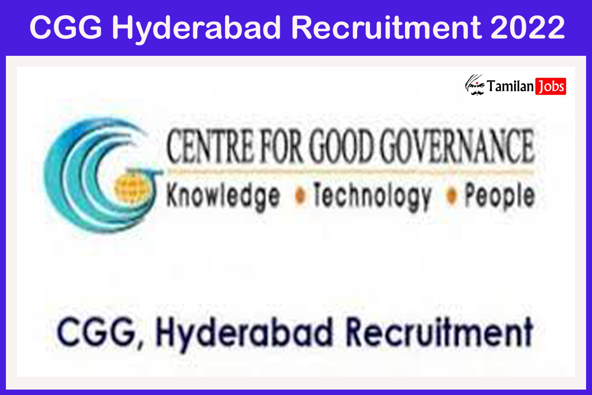 CGG Hyderabad Recruitment 2022