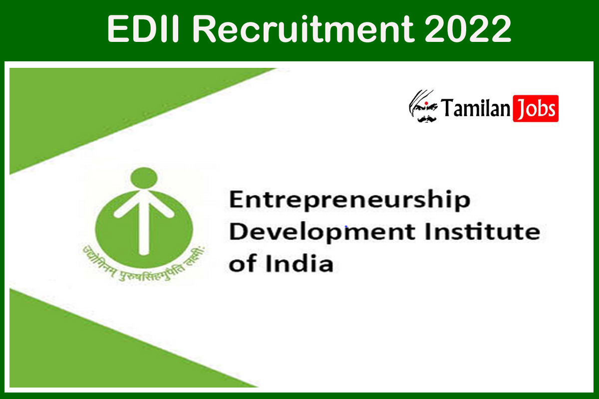 EDII Recruitment 2022