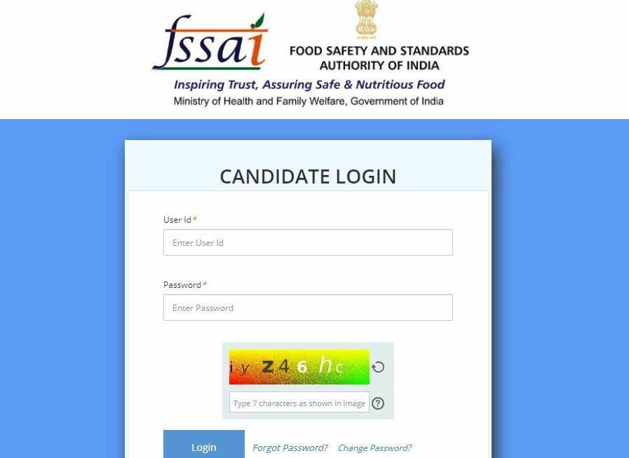 FSSAI Admit Card 2022