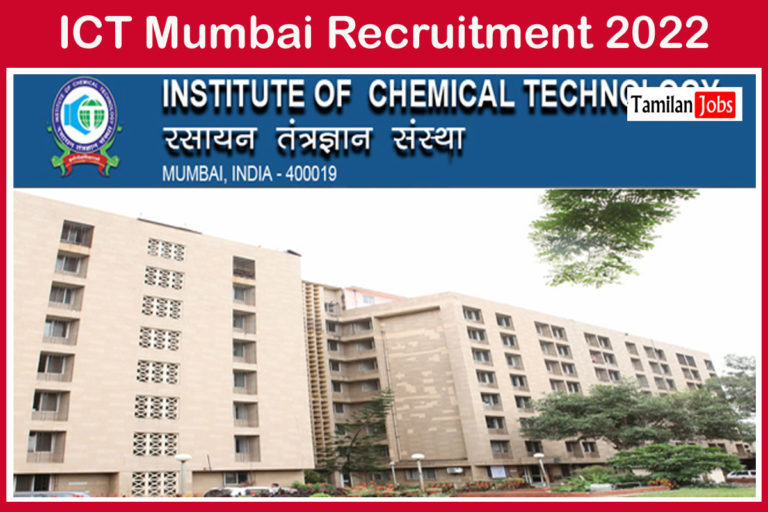 ICT Mumbai Recruitment 2022