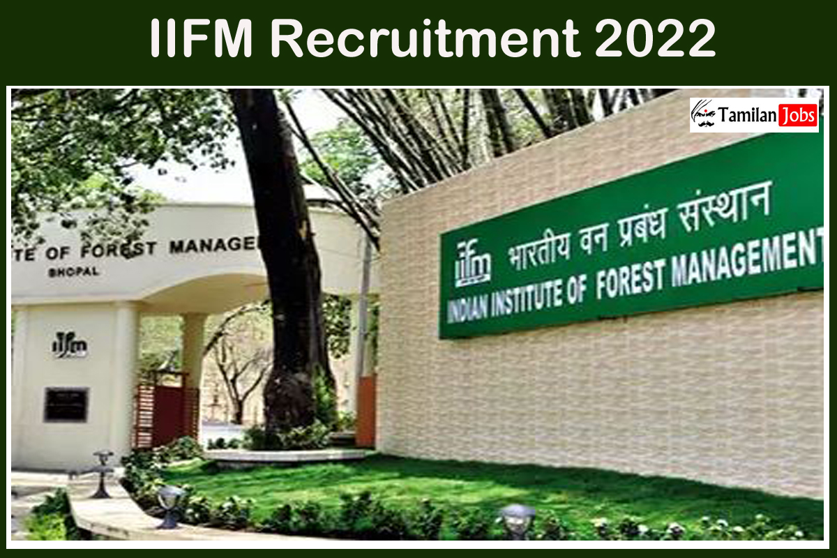 IIFM Recruitment 2022