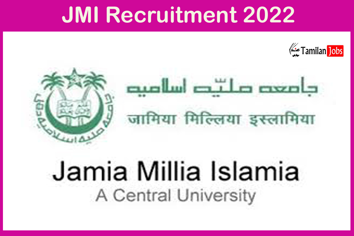 Jmi Recruitment 2022