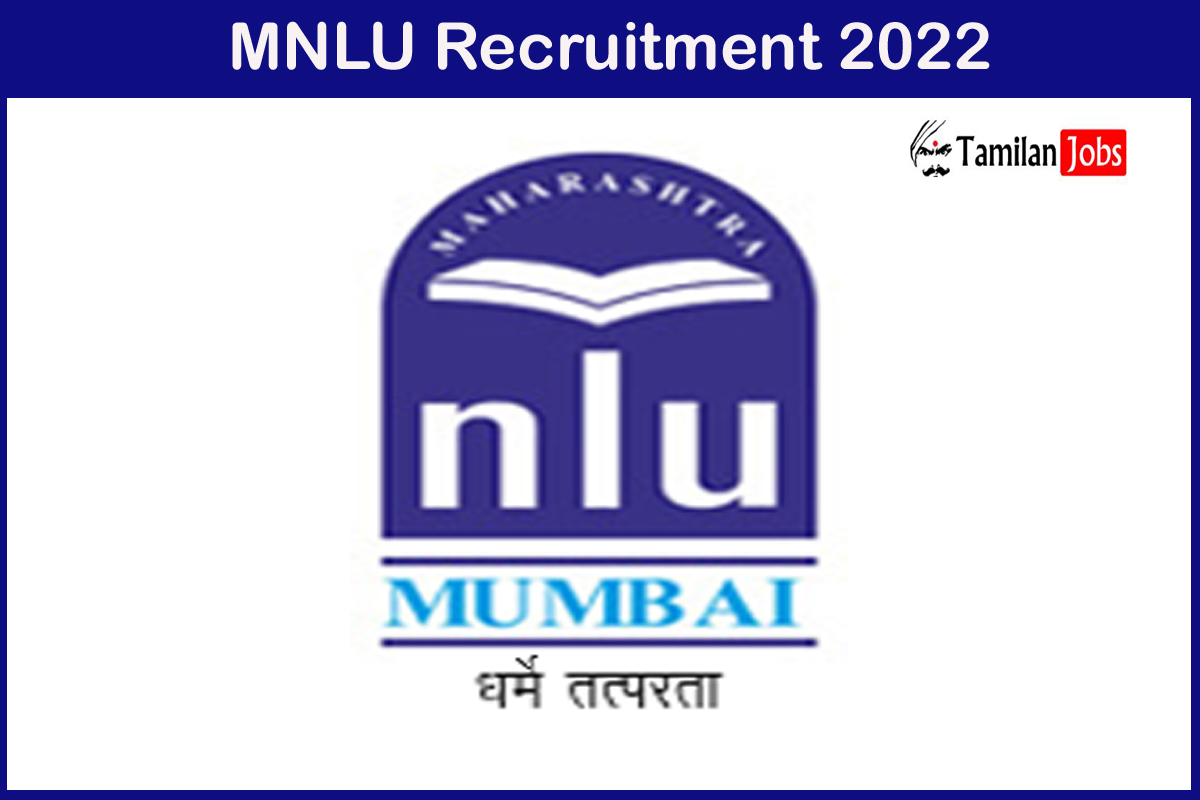 Mnlu Recruitment 2022