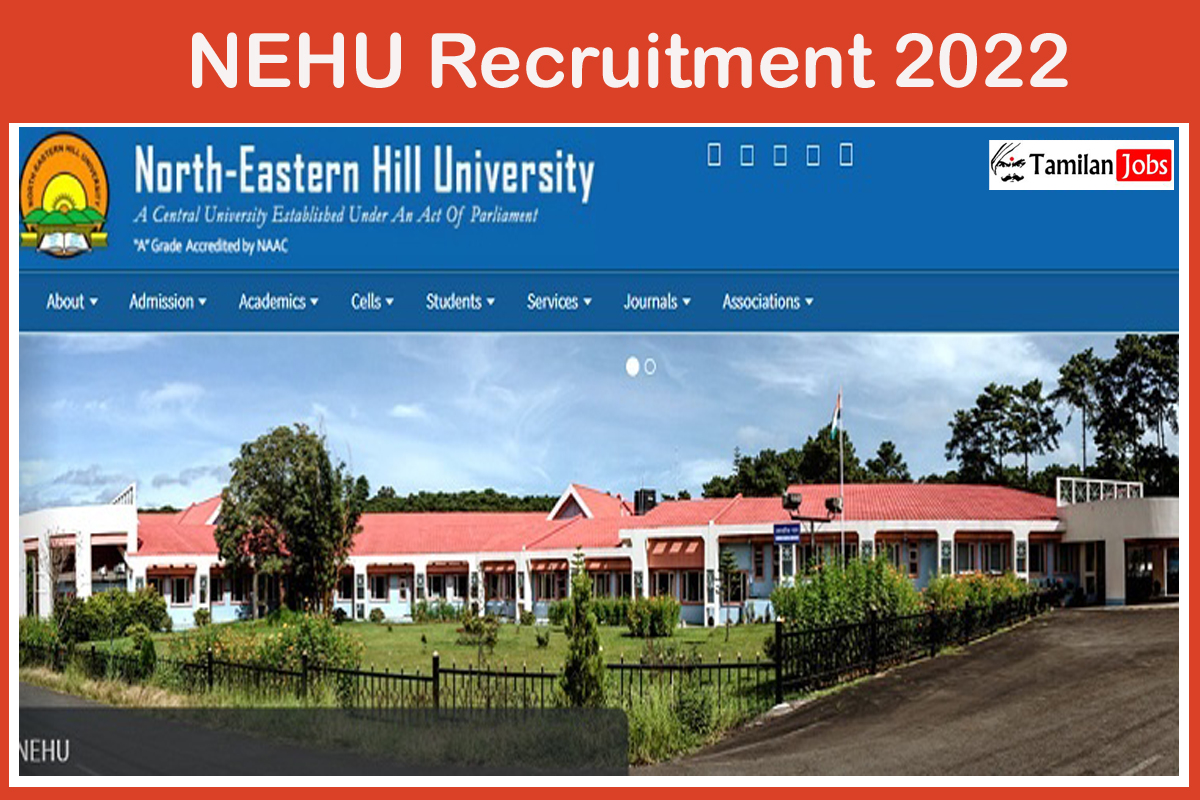 NEHU Recruitment 2022