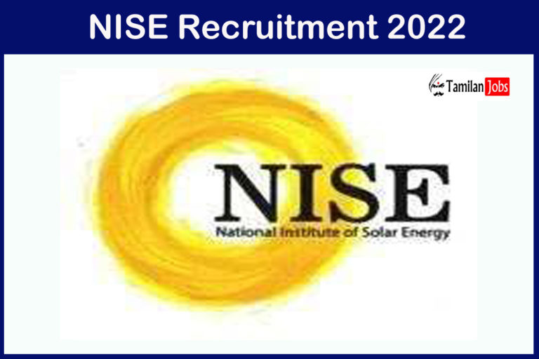 NISE Recruitment 2022