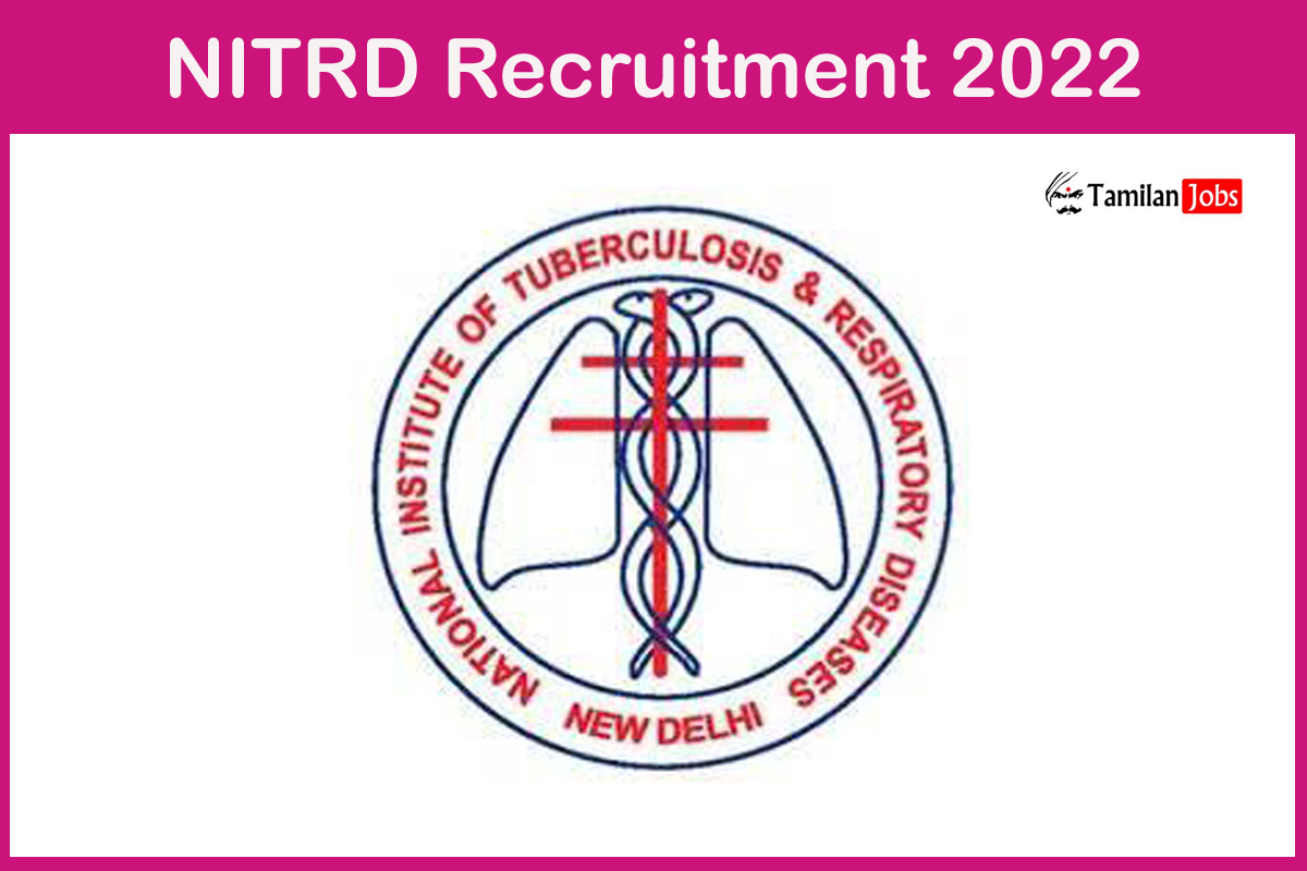 NITRD Recruitment 2022