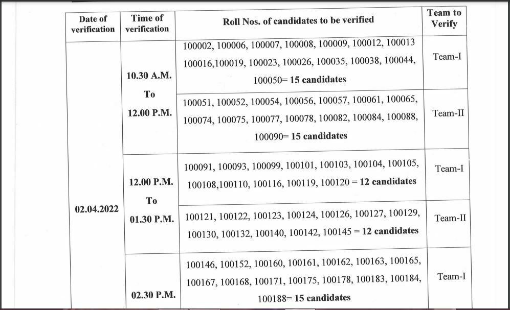 OPSC IMO DV Date 2022 for Insurance Medical Officer Post