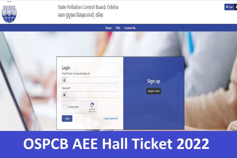 OSPCB AEE Hall Ticket 2022