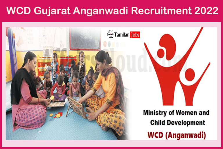 WCD Gujarat Anganwadi Recruitment 2022