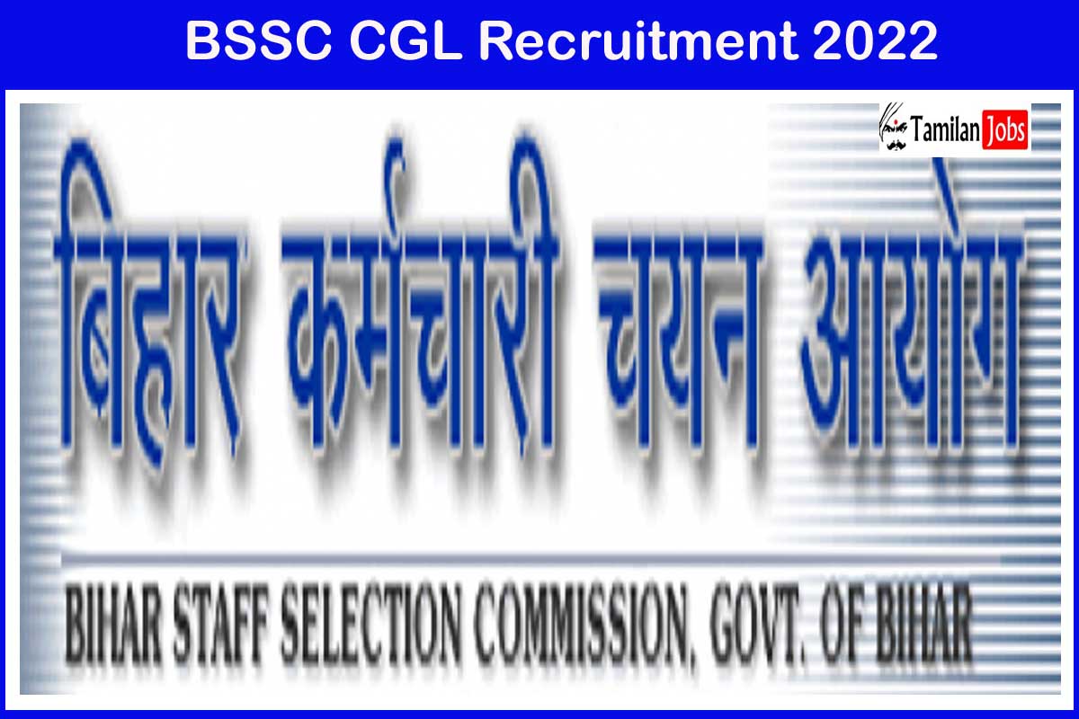 BSSC CGL Recruitment 2022