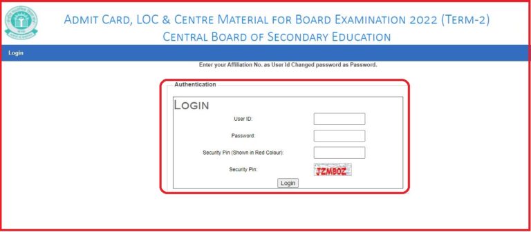 CBSE Term 2 Admit Card 2022 Released Download Class 10 & 12 Hall Ticket Here