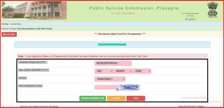 UPPSC Lecturer Ashram Paddhati Mains Admit Card 2022 (Out) Check Date
