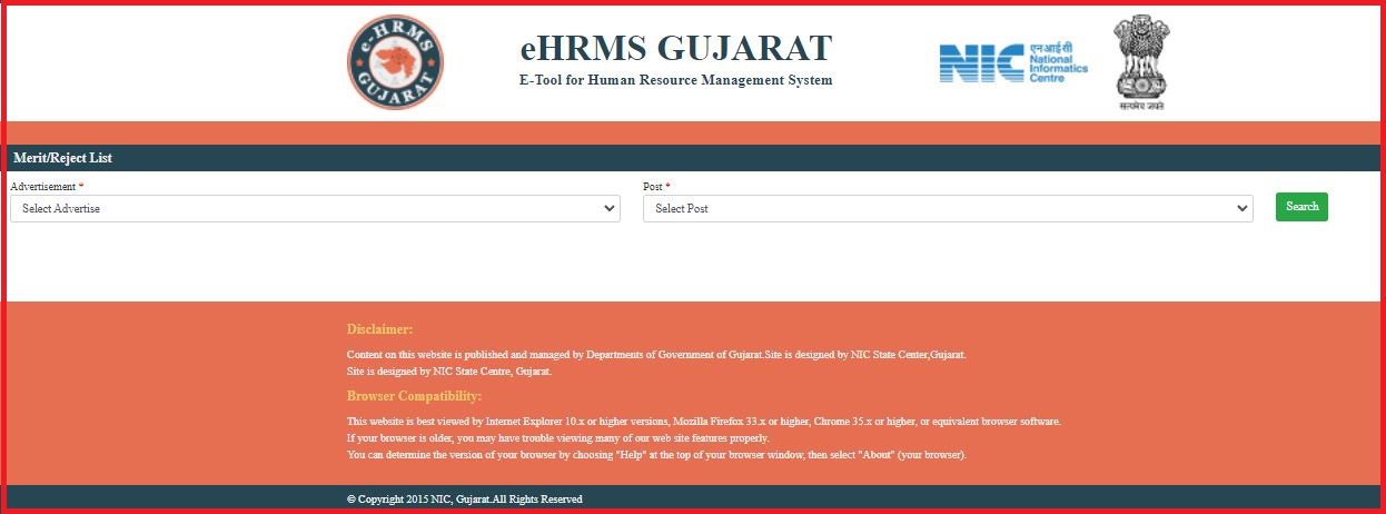 Gujarat Anganwadi Merit List 2022 Out, Check Ehrms Results @ E-Hrms.gujarat.gov.in