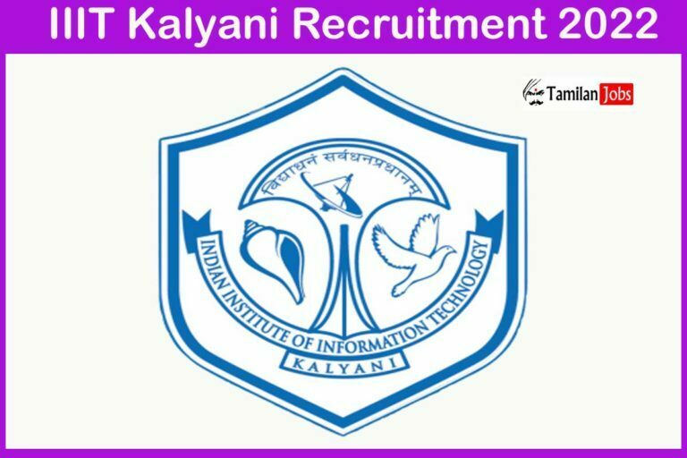 IIIT Kalyani Recruitment 2022