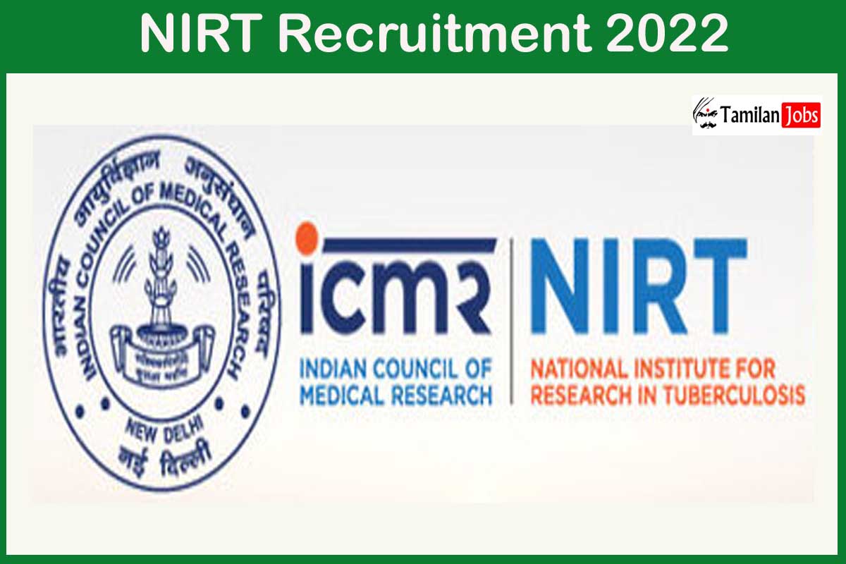 NIRT Recruitment 2022