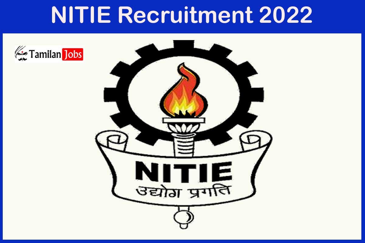 NITIE Recruitment 2022