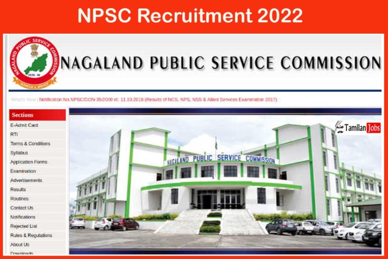 NPSC Recruitment 2022