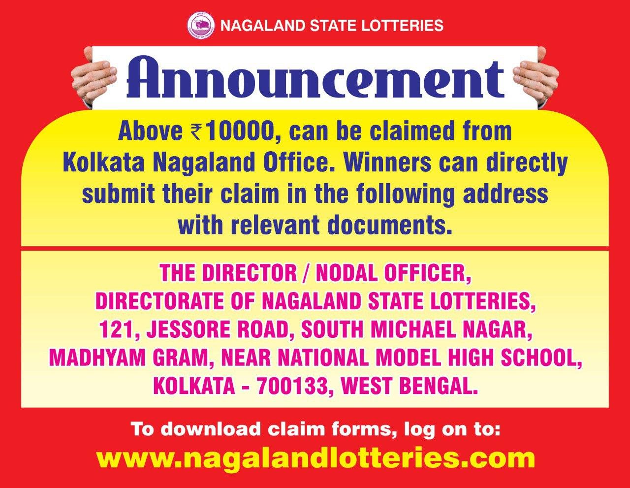Nagaland Lottery Claim