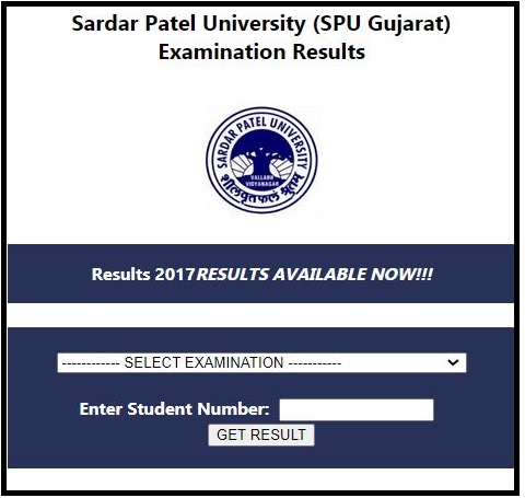 Sardar Patel University Admission Result 2022
