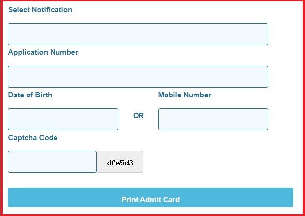 DSRVS Block Program Supervisor Admit Card 2022 (Out) Check BPS Exam Date