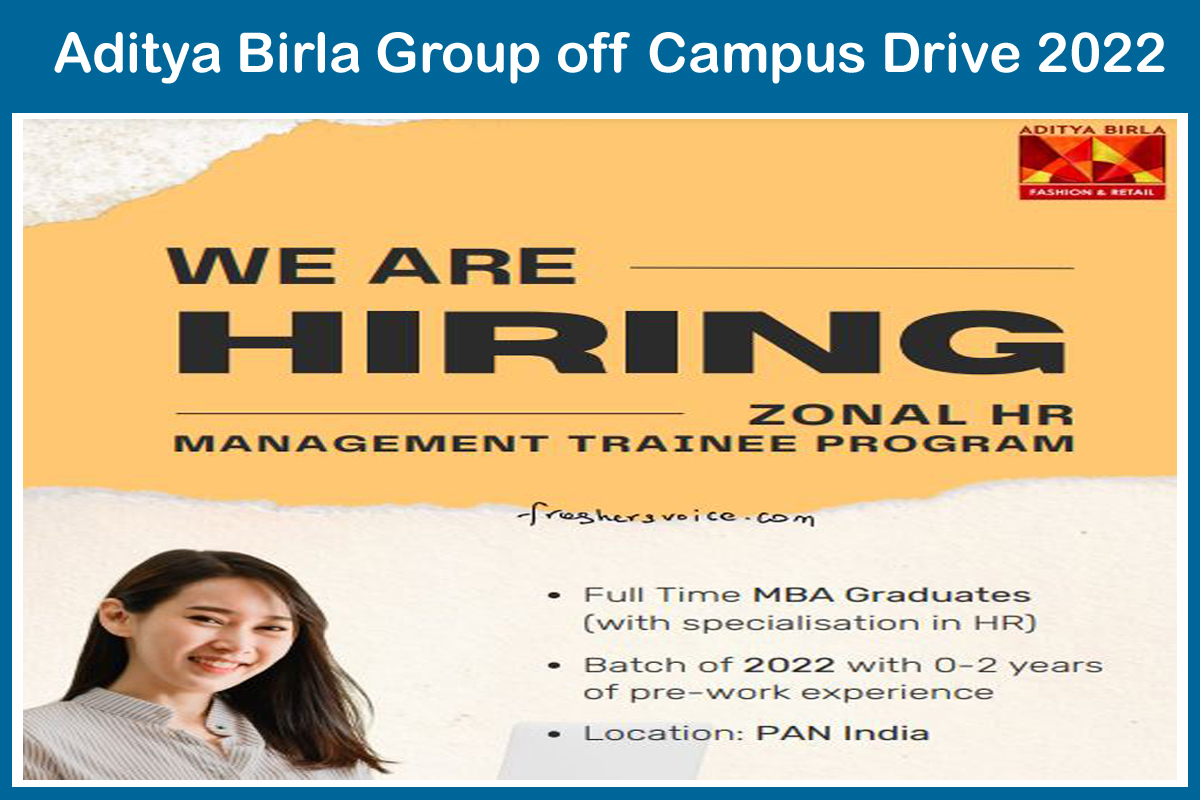 Aditya Birla Group off Campus Drive 2022