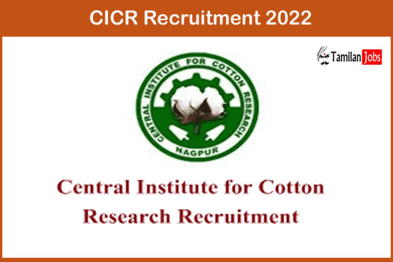 CICR Recruitment 2022