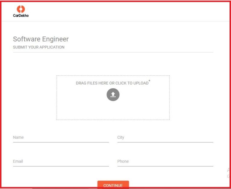 CarDekho Software Engineer Off Campus 2022 For Freshers