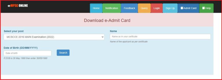 Manipur PSC Civil Services Admit Card 2022 Declared Download Here