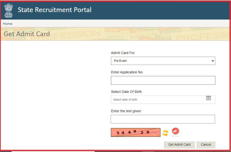 RSMSSB JEN Admit Card 2022 Out Download @ rsmssb.rajasthan.gov.in