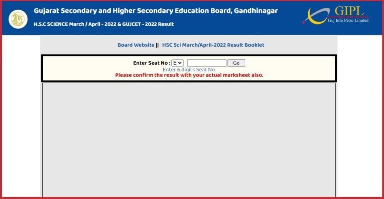 GSEB 12th Science Result 2022 Out Gujarat HSC Result Link Available @ gseb.org