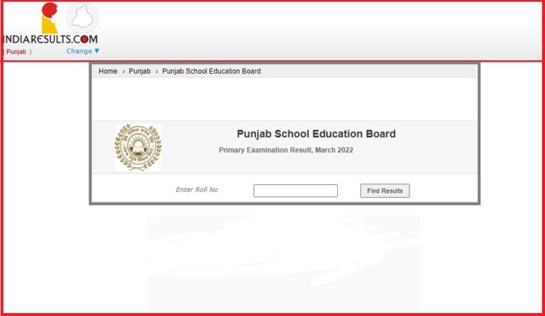 PSEB Primary Exam Result 2022 Out, Check Punjab Board Class 5 Results @ pseb.ac.in