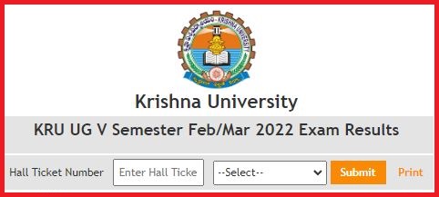 Krishna University UG 5th Sem Result 2022 Out Check Score Here @ kru.ac.in