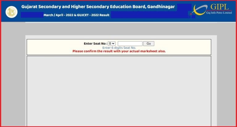 GSEB Board SSC Result 2022 Released, Check Out 10th Result @ gseb.org
