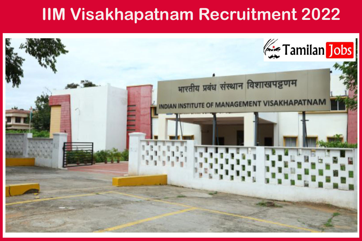 IIM Visakhapatnam Recruitment 2022