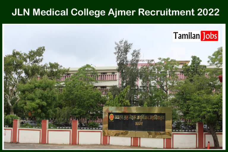 JLN Medical College Ajmer Recruitment 2022