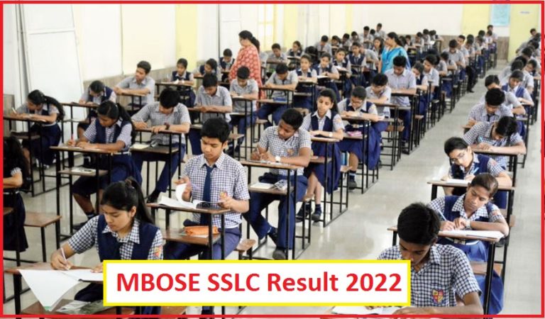 MBOSE SSLC Result 2022