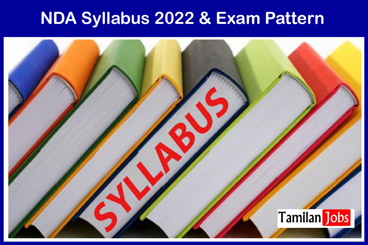 Nda Syllabus 2022 &Amp; Exam Pattern